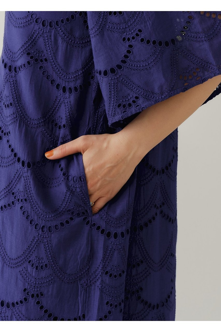 【ヌキテパ/NE QUITTEZ PAS】のCOTTON VOILE DOT HEMLA ショートスリーブドレス 人気、トレンドファッション・服の通販 founy(ファニー) 　ファッション　Fashion　レディースファッション　WOMEN　ワンピース　Dress　ドレス　Party Dresses　チュニック　Tunic　チュニック　Tunic　リラックス　Relax　ロング　Long　夏　Summer　other-7|ID: prp329100004482908 ipo3291000000032074681