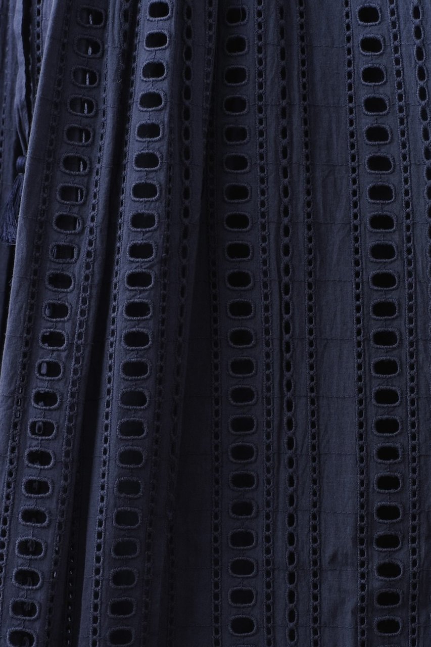 【ヌキテパ/NE QUITTEZ PAS】のSTRIPE CUTWORK 刺しゅう ノースリーブドレス 人気、トレンドファッション・服の通販 founy(ファニー) 　ファッション　Fashion　レディースファッション　WOMEN　ワンピース　Dress　ドレス　Party Dresses　チュニック　Tunic　おすすめ　Recommend　ストライプ　Stripe　チュニック　Tunic　ドレス　Dress　ノースリーブ　No Sleeve　リボン　Ribbon　ロング　Long　ワーク　Work　エレガント 上品　Elegant　other-7|ID: prp329100004482910 ipo3291000000032074683