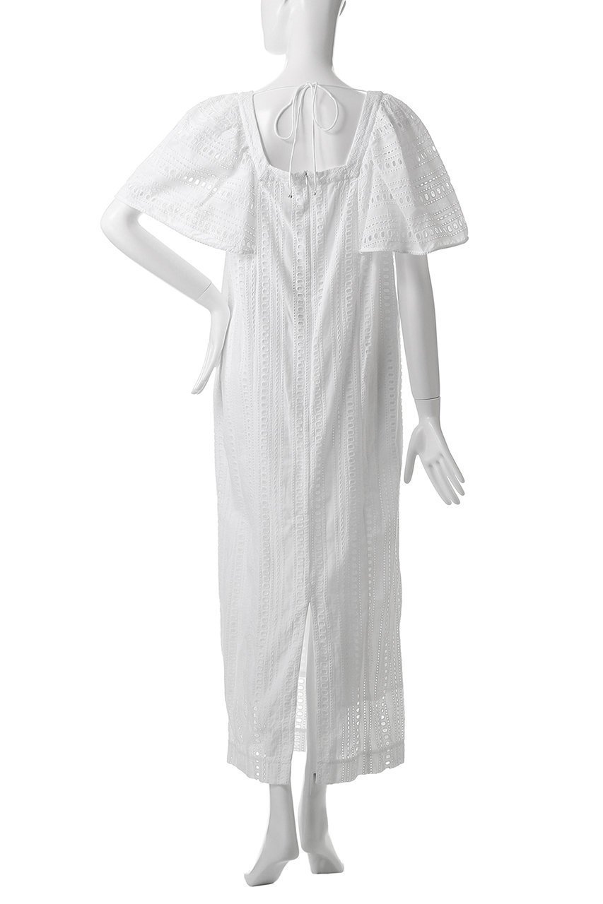 【ヌキテパ/NE QUITTEZ PAS】のSTRIPE CUTWORK ショートスリーブ ドレス 人気、トレンドファッション・服の通販 founy(ファニー) 　ファッション　Fashion　レディースファッション　Fashion for Women　ワンピース　Dresses　フォーマル・パーティードレス・結婚式用ドレス　Elegant & Casual Dresses　チュニック　Tunic Tops & Dresses　おすすめ　Recommended / Our Picks　エレガント 上品　Elegant　ショート　Short, Short Length　ストライプ　Stripe, Striped Pattern　スリーブ　Sleeve, Long Sleeve / Short Sleeve　チュニック　Tunic, Long Top　ドレス　Dress, One-Piece　ロング　Long, Long-Length　ワーク　Workwear, Utility Style　帽子　Hat, Headwear　other-4|ID: prp329100004482912 ipo3291000000033663485