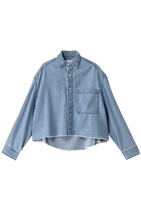 【マルティニーク/martinique】の【upper hights】デニムシャツ 人気、トレンドファッション・服の通販 founy(ファニー) ファッション Fashion レディースファッション WOMEN トップス・カットソー Tops/Tshirt シャツ/ブラウス Shirts/Blouses クロップド Cropped スリーブ Sleeve デニム Denim ロング Long NEW・新作・新着・新入荷 New Arrivals |ID:prp329100004482919