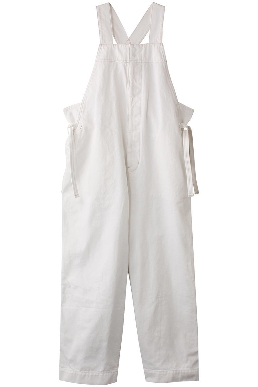 【マルティニーク/martinique】のデニムサロペット インテリア・キッズ・メンズ・レディースファッション・服の通販 founy(ファニー) 　ファッション　Fashion　レディースファッション　Fashion for Women　パンツ　Pants & Trousers　インナー　Innerwear　デニム　Denim, Jeans Material　リボン　Ribbon, Bow　ルーズ　Loose, Oversized　ロング　Long, Long-Length　再入荷　Restock / Back in Stock　ホワイト|ID: prp329100004482921 ipo3291000000035450542