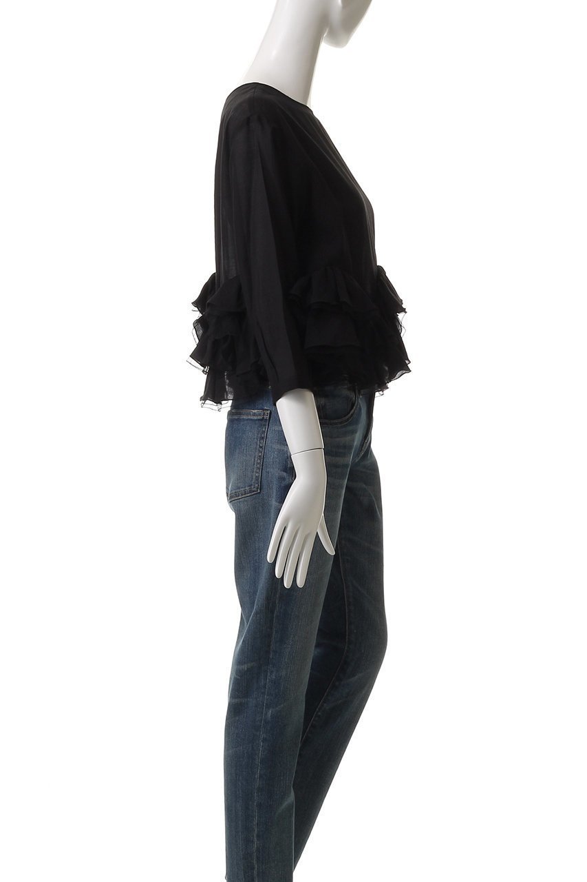 【マリリンムーン/MARILYN MOON】の2wayシアースパイラルラッフルブラウスジャケット 人気、トレンドファッション・服の通販 founy(ファニー) 　ファッション　Fashion　レディースファッション　Fashion for Women　アウター　Coat / Outerwear Collection　レディースジャケット・軽アウター　Jackets　サマー　Summer, Summer Style　ジャケット　Jacket, Outerwear　ミックス　Mix, Mixed Style　エレガント 上品　Elegant　人気　Popular, Best Seller　ビジネス 仕事 通勤　Business / Work / Commuting　other-3|ID: prp329100004482923 ipo3291000000032839077