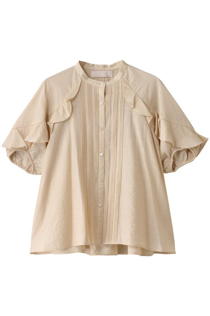 【マリリンムーン/MARILYN MOON】のシアーラッフルピンタックブラウス インテリア・キッズ・メンズ・レディースファッション・服の通販 founy(ファニー) https://founy.com/ ファッション Fashion レディースファッション WOMEN トップス・カットソー Tops/Tshirt シャツ/ブラウス Shirts/Blouses おすすめ Recommend シアー Sheer ショート Short スリーブ Sleeve ネップ Nep Yarn バランス Balance ラッフル Raffle |ID: prp329100004482924 ipo3291000000031602921