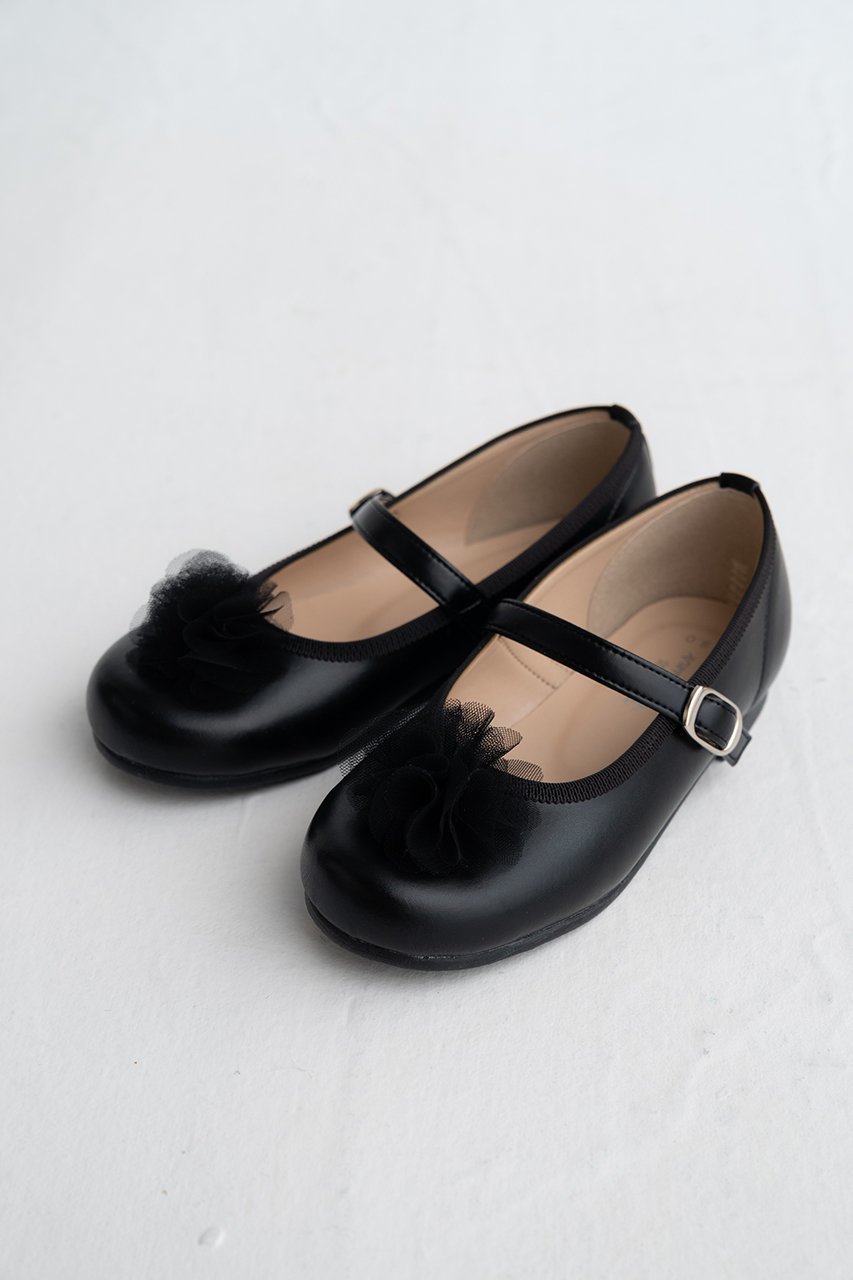 【ポプキンズ/POMPKINS / KIDS】の【KIDS】チュール花付きシューズ ゴールド 21 人気、トレンドファッション・服の通販 founy(ファニー) 　ファッション　Fashion　キッズファッション　Fashion for Kids　シューズ　Shoes, Footwear　ソックス　Socks, Hosiery　チュール　Tulip, Tulip Motif　エレガント 上品　Elegant　 other-1|ID: prp329100004482932 ipo3291000000036192217