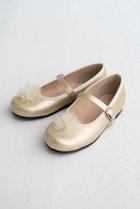 【ポプキンズ/POMPKINS / KIDS】の【KIDS】チュール花付きシューズ ゴールド 21 人気、トレンドファッション・服の通販 founy(ファニー) ファッション Fashion キッズファッション Fashion for Kids シューズ Shoes, Footwear ソックス Socks, Hosiery チュール Tulip, Tulip Motif エレガント 上品 Elegant thumbnail ゴールド|ID: prp329100004482932 ipo3291000000036192219