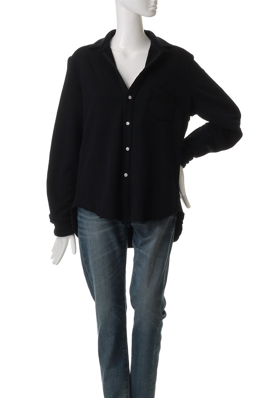 【フランク&アイリーン/Frank&Eileen】のLAB EILEEN HERITAGE JERSEY スウェットシャツ 人気、トレンドファッション・服の通販 founy(ファニー) 　ファッション　Fashion　レディースファッション　Fashion for Women　トップス・カットソー　Cut & Sew Tops　シャツ・ブラウス・オフィスカジュアル　Elegant Blouses & Button-Ups　レディースパーカー・カジュアルフーディー　Casual Hoodies & Sweatshirts　スウェット・クルーネックトップス　Sweatshirts & Crewnecks / Relaxed Fit Sweat Tops　シンプル　Simple, Minimal　スリーブ　Sleeve, Long Sleeve / Short Sleeve　デニム　Denim, Jeans Material　トレンド　Trend, Trending Now　マキシ　Maxi, Full Length　ロング　Long, Long-Length　定番　Standard, Basic Item　other-2|ID: prp329100004482934 ipo3291000000032839221