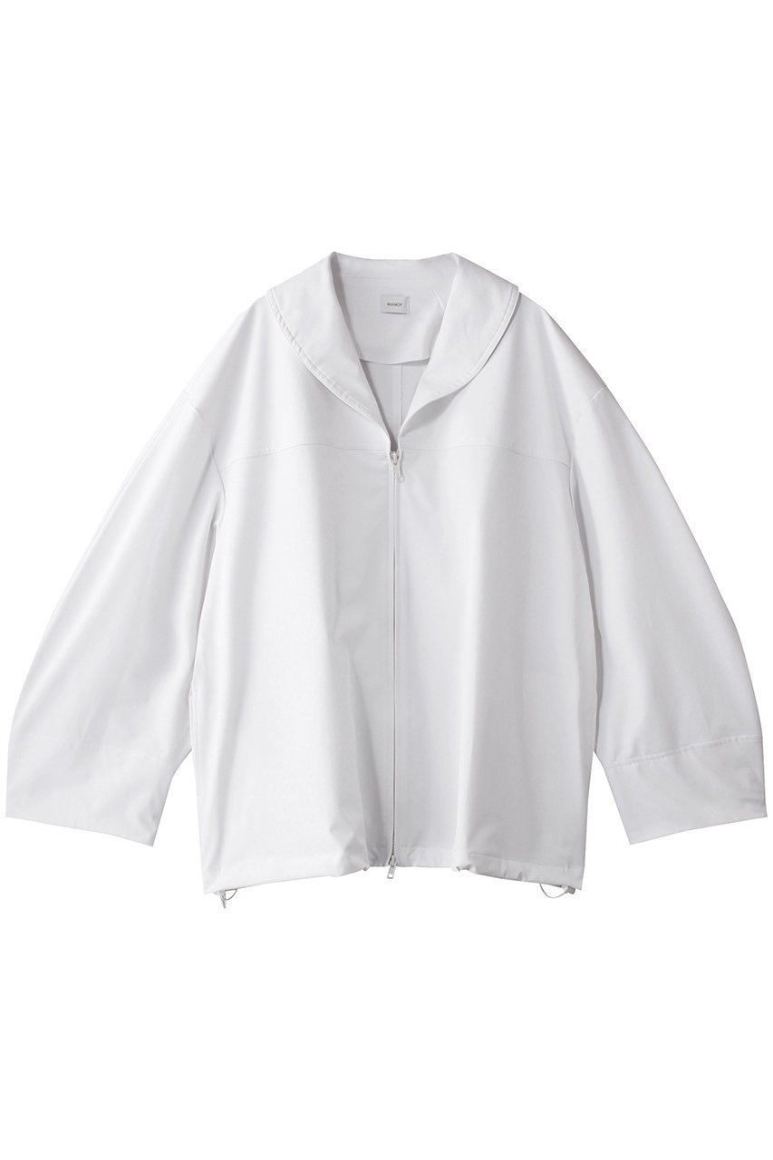 【マノフ/MANOF】のACTIVE SHAWL COLLAR BLOUSON/ブルゾン インテリア・キッズ・メンズ・レディースファッション・服の通販 founy(ファニー) 　ファッション　Fashion　レディースファッション　Fashion for Women　アウター　Coat / Outerwear Collection　レディースジャケット・軽アウター　Jackets　ブルゾンジャケット・スポーティアウター　Blouson Jackets　アウトドア　Outdoor Clothing　ショール　Shawl, Wrap　ジャケット　Jacket, Outerwear　スポーティ　Sporty, Casual Athletic　ブルゾン　Blouson, Bomber Jacket　ポーチ　Pouch, Small Case　エレガント 上品　Elegant　旅行　Travel　WHITE|ID: prp329100004482937 ipo3291000000032953158