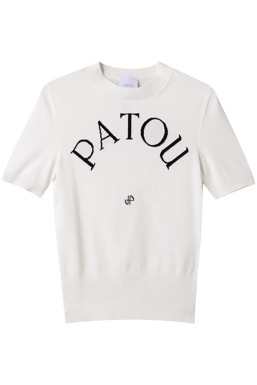 【パトゥ/PATOU】のPATOU ジャカードプルオーバー 人気、トレンドファッション・服の通販 founy(ファニー) 　ファッション　Fashion　レディースファッション　Fashion for Women　トップス・カットソー　Cut & Sew Tops　ニット　Knit Tops & Sweaters　カジュアルプルオーバー・ニットトップス　Pullovers & Knit Tops / Casual Pullovers　インナー　Innerwear　ジャカード／ジャガード　Jacquard, Woven Pattern　ジャケット　Jacket, Outerwear　スリーブ　Sleeve, Long Sleeve / Short Sleeve　フィット　Fit, Slim Fit　エレガント 上品　Elegant　 other-1|ID: prp329100004482938 ipo3291000000032927993