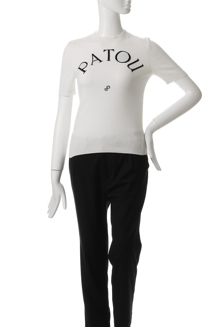 【パトゥ/PATOU】のPATOU ジャカードプルオーバー 人気、トレンドファッション・服の通販 founy(ファニー) 　ファッション　Fashion　レディースファッション　Fashion for Women　トップス・カットソー　Cut & Sew Tops　ニット　Knit Tops & Sweaters　カジュアルプルオーバー・ニットトップス　Pullovers & Knit Tops / Casual Pullovers　インナー　Innerwear　ジャカード／ジャガード　Jacquard, Woven Pattern　ジャケット　Jacket, Outerwear　スリーブ　Sleeve, Long Sleeve / Short Sleeve　フィット　Fit, Slim Fit　エレガント 上品　Elegant　other-2|ID: prp329100004482938 ipo3291000000032928009