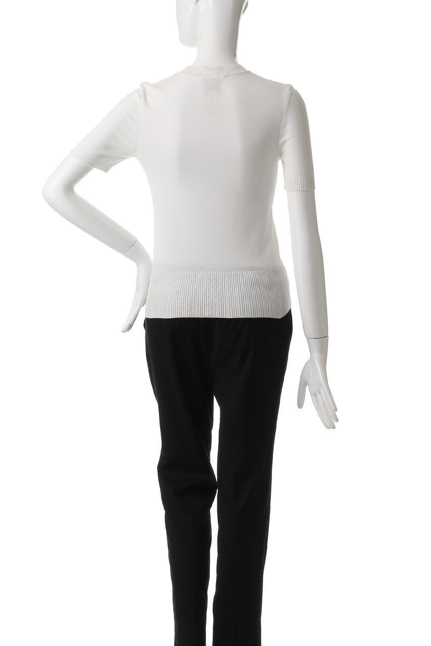 【パトゥ/PATOU】のPATOU ジャカードプルオーバー 人気、トレンドファッション・服の通販 founy(ファニー) 　ファッション　Fashion　レディースファッション　Fashion for Women　トップス・カットソー　Cut & Sew Tops　ニット　Knit Tops & Sweaters　カジュアルプルオーバー・ニットトップス　Pullovers & Knit Tops / Casual Pullovers　インナー　Innerwear　ジャカード／ジャガード　Jacquard, Woven Pattern　ジャケット　Jacket, Outerwear　スリーブ　Sleeve, Long Sleeve / Short Sleeve　フィット　Fit, Slim Fit　エレガント 上品　Elegant　other-4|ID: prp329100004482938 ipo3291000000032928025