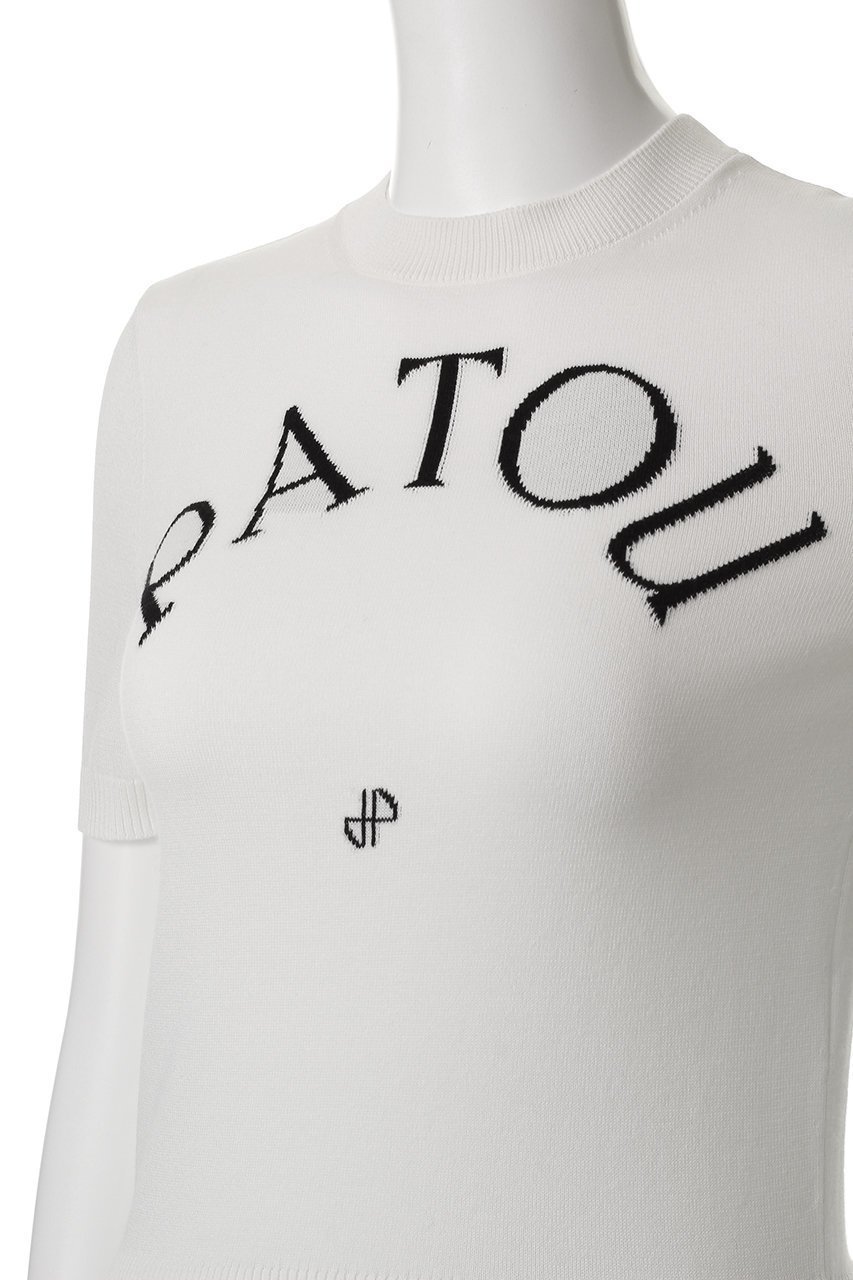【パトゥ/PATOU】のPATOU ジャカードプルオーバー 人気、トレンドファッション・服の通販 founy(ファニー) 　ファッション　Fashion　レディースファッション　Fashion for Women　トップス・カットソー　Cut & Sew Tops　ニット　Knit Tops & Sweaters　カジュアルプルオーバー・ニットトップス　Pullovers & Knit Tops / Casual Pullovers　インナー　Innerwear　ジャカード／ジャガード　Jacquard, Woven Pattern　ジャケット　Jacket, Outerwear　スリーブ　Sleeve, Long Sleeve / Short Sleeve　フィット　Fit, Slim Fit　エレガント 上品　Elegant　other-5|ID: prp329100004482938 ipo3291000000032928044