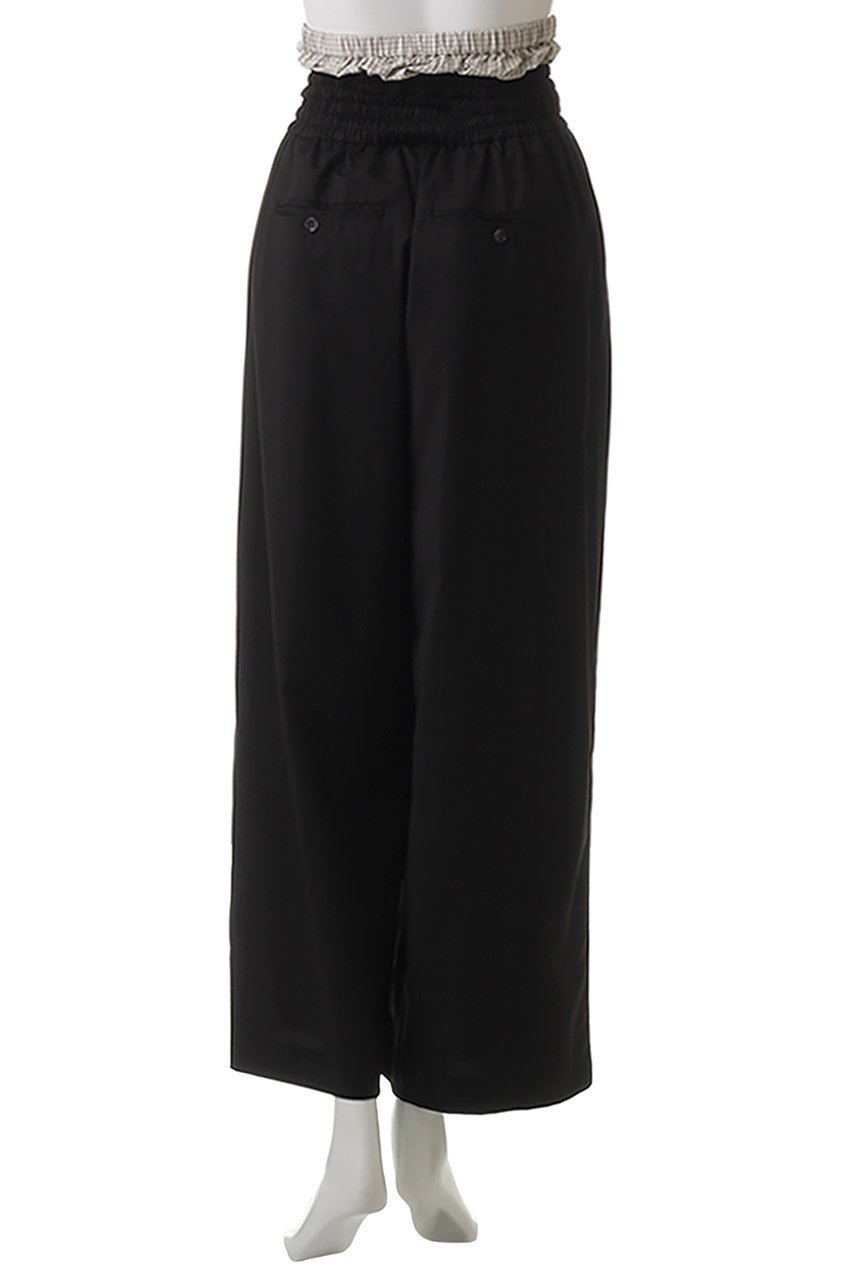 【プランク プロジェクト/PRANK PROJECT】のレイヤードスラックス / Layered Slacks 人気、トレンドファッション・服の通販 founy(ファニー) 　ファッション　Fashion　レディースファッション　Fashion for Women　パンツ　Pants & Trousers　アシンメトリー　Asymmetrical Style　シンプル　Simple, Minimal　ストライプ　Stripe, Striped Pattern　スラックス　Slacks, Dress Pants　スーツ　Suit, Formalwear　セパレート　Separate, Two-Piece　ドローストリング　Drawstring, Pull Cord　ペンシル　Pencil, Pencil Skirt　無地　Plain, Solid Color　リラックス　Relax, Relaxed Fit　おすすめ　Recommended / Our Picks　エレガント 上品　Elegant　other-4|ID: prp329100004482947 ipo3291000000032905099