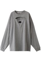 【プランク プロジェクト/PRANK PROJECT】のダブルネックオーバーTEE / Double Neck Over Tee 人気、トレンドファッション・服の通販 founy(ファニー) ファッション Fashion レディースファッション WOMEN トップス・カットソー Tops/Tshirt キャミソール / ノースリーブ No Sleeves シャツ/ブラウス Shirts/Blouses ロング / Tシャツ T-Shirts カットソー Cut and Sewn おすすめ Recommend キャミソール Camisole タンク Tank ツイル Twill トレンド Trend パターン Pattern フロント Front ワイド Wide ヴィンテージ Vintage thumbnail GRY(グレー)|ID: prp329100004482948 ipo3291000000031603198