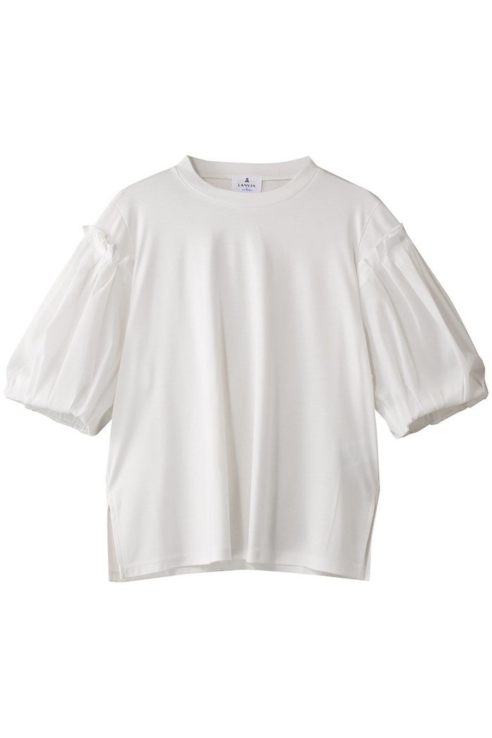 【ランバン オン ブルー/LANVIN en Bleu】のタックスリーブコンビカットソー インテリア・キッズ・メンズ・レディースファッション・服の通販 founy(ファニー) https://founy.com/ ファッション Fashion レディースファッション WOMEN トップス・カットソー Tops/Tshirt シャツ/ブラウス Shirts/Blouses ロング / Tシャツ T-Shirts カットソー Cut and Sewn カットソー Cut And Sew ショート Short シンプル Simple スリーブ Sleeve |ID: prp329100004482972 ipo3291000000031603469