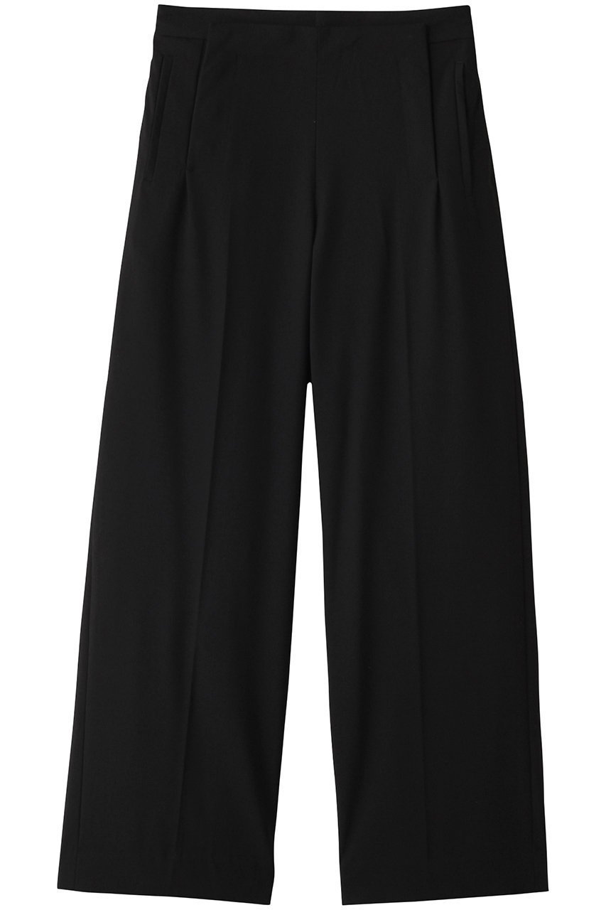 【エリオポール/heliopole】のマリンパンツ インテリア・キッズ・メンズ・レディースファッション・服の通販 founy(ファニー) 　ファッション　Fashion　レディースファッション　Fashion for Women　パンツ　Pants & Trousers　ストライプ　Stripe, Striped Pattern　ストレート　Straight, Straight Cut　セットアップ　Set-Up, Coordinated Outfit　センター　Center, Center Line　トレンド　Trend, Trending Now　ベスト　Vest, Waistcoat　ワイド　Wide, Wide Fit　エレガント 上品　Elegant　ブラック|ID: prp329100004482974 ipo3291000000035068826