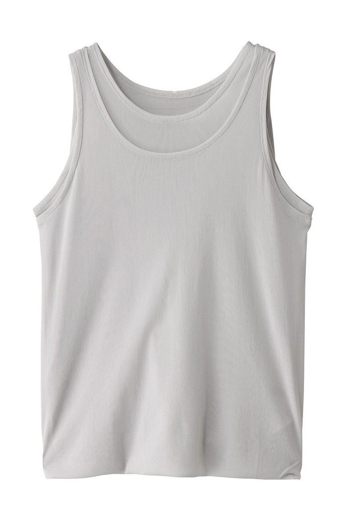 【エリオポール/heliopole】のダブルレイヤードチュールタンク インテリア・キッズ・メンズ・レディースファッション・服の通販 founy(ファニー) https://founy.com/ ファッション Fashion レディースファッション Fashion for Women トップス・カットソー Cut & Sew Tops キャミソール&ノースリーブ Camisoles & Sleeveless Tops シャツ・ブラウス・オフィスカジュアル Elegant Blouses & Button-Ups ロングTシャツ・Tシャツ Longline T-Shirts & Tees カットソー・ベーシックTシャツ Cut-and-Sewn Tops / Stretch Tees & Basics おすすめ Recommended / Our Picks インナー Innerwear カットソー Cut and Sewn Top カーディガン Cardigan, Knitwear キャミソール Camisole, Spaghetti Strap Top コンパクト Compact, Small Size ジャケット Jacket, Outerwear タンク Tank Top, Sleeveless Top チュール Tulip, Tulip Motif バランス Balance, Style Balance 再入荷 Restock / Back in Stock |ID: prp329100004482976 ipo3291000000035053483