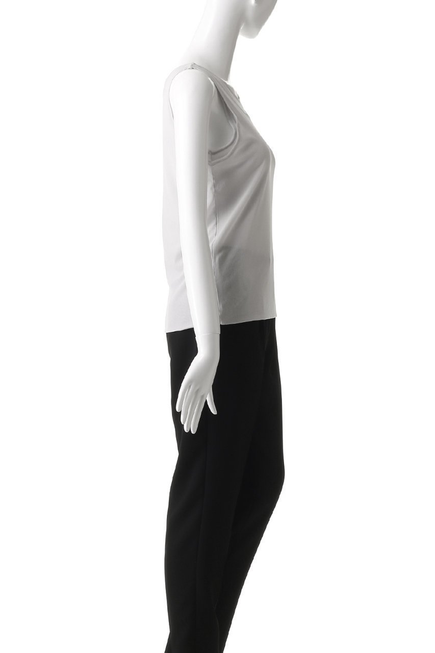 【エリオポール/heliopole】のダブルレイヤードチュールタンク 人気、トレンドファッション・服の通販 founy(ファニー) 　ファッション　Fashion　レディースファッション　Fashion for Women　トップス・カットソー　Cut & Sew Tops　キャミソール&ノースリーブ　Camisoles & Sleeveless Tops　シャツ・ブラウス・オフィスカジュアル　Elegant Blouses & Button-Ups　ロングTシャツ・Tシャツ　Longline T-Shirts & Tees　カットソー・ベーシックTシャツ　Cut-and-Sewn Tops / Stretch Tees & Basics　おすすめ　Recommended / Our Picks　インナー　Innerwear　カットソー　Cut and Sewn Top　カーディガン　Cardigan, Knitwear　キャミソール　Camisole, Spaghetti Strap Top　コンパクト　Compact, Small Size　ジャケット　Jacket, Outerwear　タンク　Tank Top, Sleeveless Top　チュール　Tulip, Tulip Motif　バランス　Balance, Style Balance　再入荷　Restock / Back in Stock　other-3|ID: prp329100004482976 ipo3291000000035053487