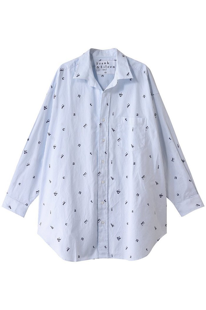 【フランク&アイリーン/Frank&Eileen】のMACKENZIE イタリアンコットン レター×ストライプビッグシャツ インテリア・キッズ・メンズ・レディースファッション・服の通販 founy(ファニー) https://founy.com/ ファッション Fashion レディースファッション WOMEN トップス・カットソー Tops/Tshirt シャツ/ブラウス Shirts/Blouses ストライプ Stripe スリーブ Sleeve ビッグ Big ロング Long エレガント 上品 Elegant |ID: prp329100004482978 ipo3291000000031603531