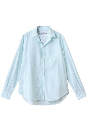 【フランク&アイリーン/Frank&Eileen】 EILEEN イタリアンコットン ライトグリーンストライプシャツ人気、トレンドファッション・服の通販 founy(ファニー) ファッション Fashion レディースファッション Ladies' Fashion Online トップス・カットソー Cut & Sew Tops シャツ/ブラウス Elegant Blouses & Button-Ups ストライプ Stripe スリーブ Sleeve ロング Long NEW・新作・新着・新入荷 New Arrivals |ID:prp329100004482980