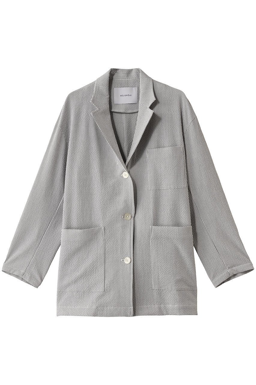 【エリオポール/heliopole】のthe ELLISON ジャケット(SHEERSUKER) 人気、トレンドファッション・服の通販 founy(ファニー) 　ファッション　Fashion　レディースファッション　Fashion for Women　アウター　Coat / Outerwear Collection　レディースジャケット・軽アウター　Jackets　おすすめ　Recommended / Our Picks　ジャケット　Jacket, Outerwear　セットアップ　Set-Up, Coordinated Outfit　ポケット　Pocket, Pocket Detail　夏　Summer　春　Spring　S/S・春夏　SS, Spring/Summer, Warm Season　 other-1|ID: prp329100004482987 ipo3291000000032953010