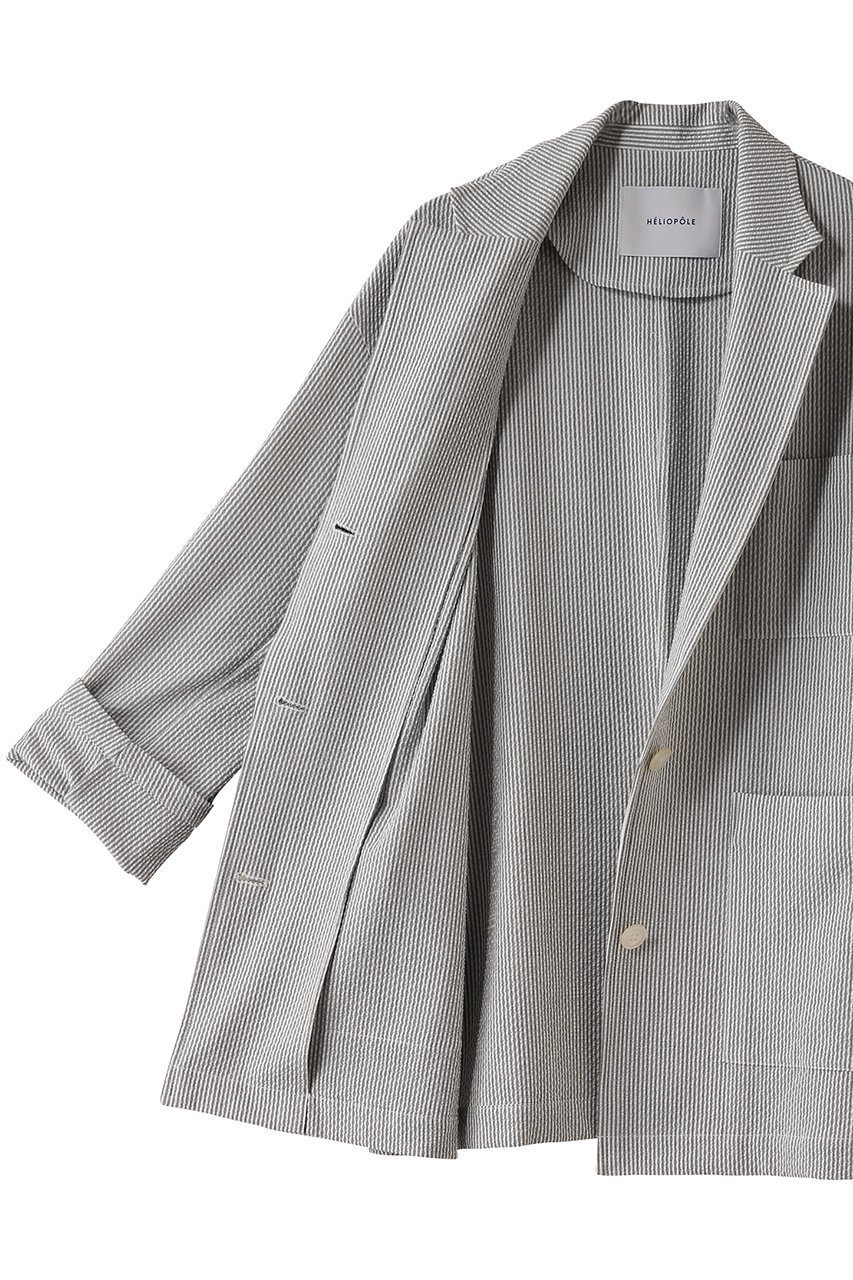 【エリオポール/heliopole】のthe ELLISON ジャケット(SHEERSUKER) 人気、トレンドファッション・服の通販 founy(ファニー) 　ファッション　Fashion　レディースファッション　Fashion for Women　アウター　Coat / Outerwear Collection　レディースジャケット・軽アウター　Jackets　おすすめ　Recommended / Our Picks　ジャケット　Jacket, Outerwear　セットアップ　Set-Up, Coordinated Outfit　ポケット　Pocket, Pocket Detail　夏　Summer　春　Spring　S/S・春夏　SS, Spring/Summer, Warm Season　other-6|ID: prp329100004482987 ipo3291000000035064931