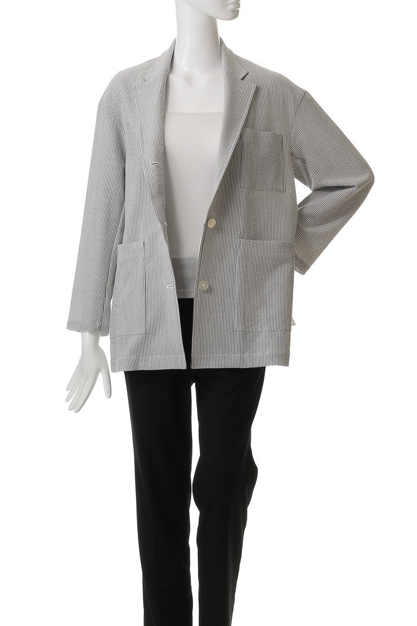 【エリオポール/heliopole】のthe ELLISON ジャケット(SHEERSUKER) 人気、トレンドファッション・服の通販 founy(ファニー) 　ファッション　Fashion　レディースファッション　Fashion for Women　アウター　Coat / Outerwear Collection　レディースジャケット・軽アウター　Jackets　おすすめ　Recommended / Our Picks　ジャケット　Jacket, Outerwear　セットアップ　Set-Up, Coordinated Outfit　ポケット　Pocket, Pocket Detail　夏　Summer　春　Spring　S/S・春夏　SS, Spring/Summer, Warm Season　other-7|ID: prp329100004482987 ipo3291000000035064932