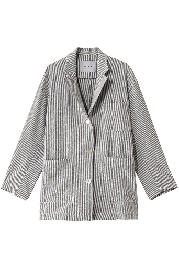 【エリオポール/heliopole】のthe ELLISON ジャケット(SHEERSUKER) インテリア・キッズ・メンズ・レディースファッション・服の通販 founy(ファニー) https://founy.com/ ファッション Fashion レディースファッション Fashion for Women アウター Coat / Outerwear Collection レディースジャケット・軽アウター Jackets おすすめ Recommended / Our Picks ジャケット Jacket, Outerwear セットアップ Set-Up, Coordinated Outfit ポケット Pocket, Pocket Detail 夏 Summer 春 Spring S/S・春夏 SS, Spring/Summer, Warm Season |ID: prp329100004482987 ipo3291000000035923458