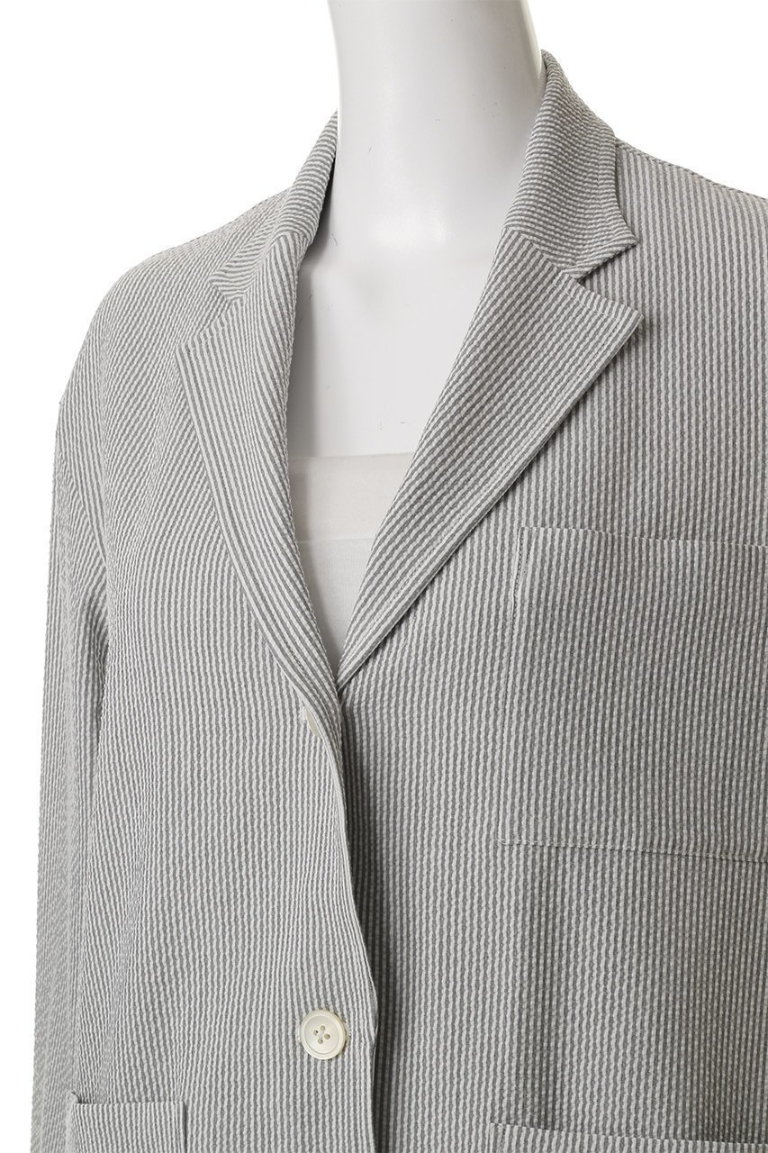 【エリオポール/heliopole】のthe ELLISON ジャケット(SHEERSUKER) 人気、トレンドファッション・服の通販 founy(ファニー) 　ファッション　Fashion　レディースファッション　Fashion for Women　アウター　Coat / Outerwear Collection　レディースジャケット・軽アウター　Jackets　おすすめ　Recommended / Our Picks　ジャケット　Jacket, Outerwear　セットアップ　Set-Up, Coordinated Outfit　ポケット　Pocket, Pocket Detail　夏　Summer　春　Spring　S/S・春夏　SS, Spring/Summer, Warm Season　other-5|ID: prp329100004482987 ipo3291000000035923464