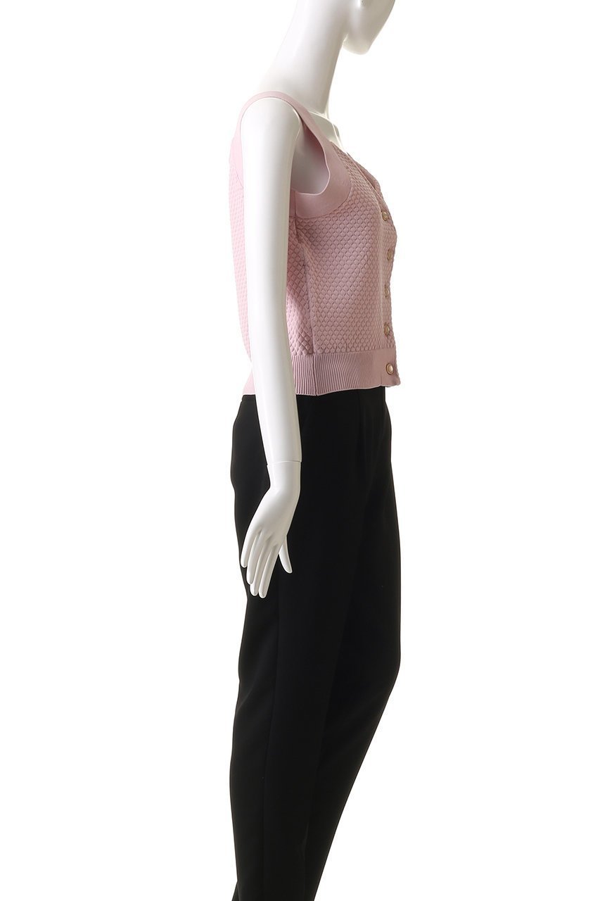 【エリオポール/heliopole】のポップコーンニットビジューボタンベスト 人気、トレンドファッション・服の通販 founy(ファニー) 　ファッション　Fashion　レディースファッション　Fashion for Women　トップス・カットソー　Cut & Sew Tops　ニット　Knit Tops & Sweaters　ベスト&ジレ / 重ね着スタイル　Vests & Gilets　カジュアルプルオーバー・ニットトップス　Pullovers & Knit Tops / Casual Pullovers　インナー　Innerwear　カットソー　Cut and Sewn Top　バランス　Balance, Style Balance　フィット　Fit, Slim Fit　ベスト　Vest, Waistcoat　other-3|ID: prp329100004482992 ipo3291000000035066274