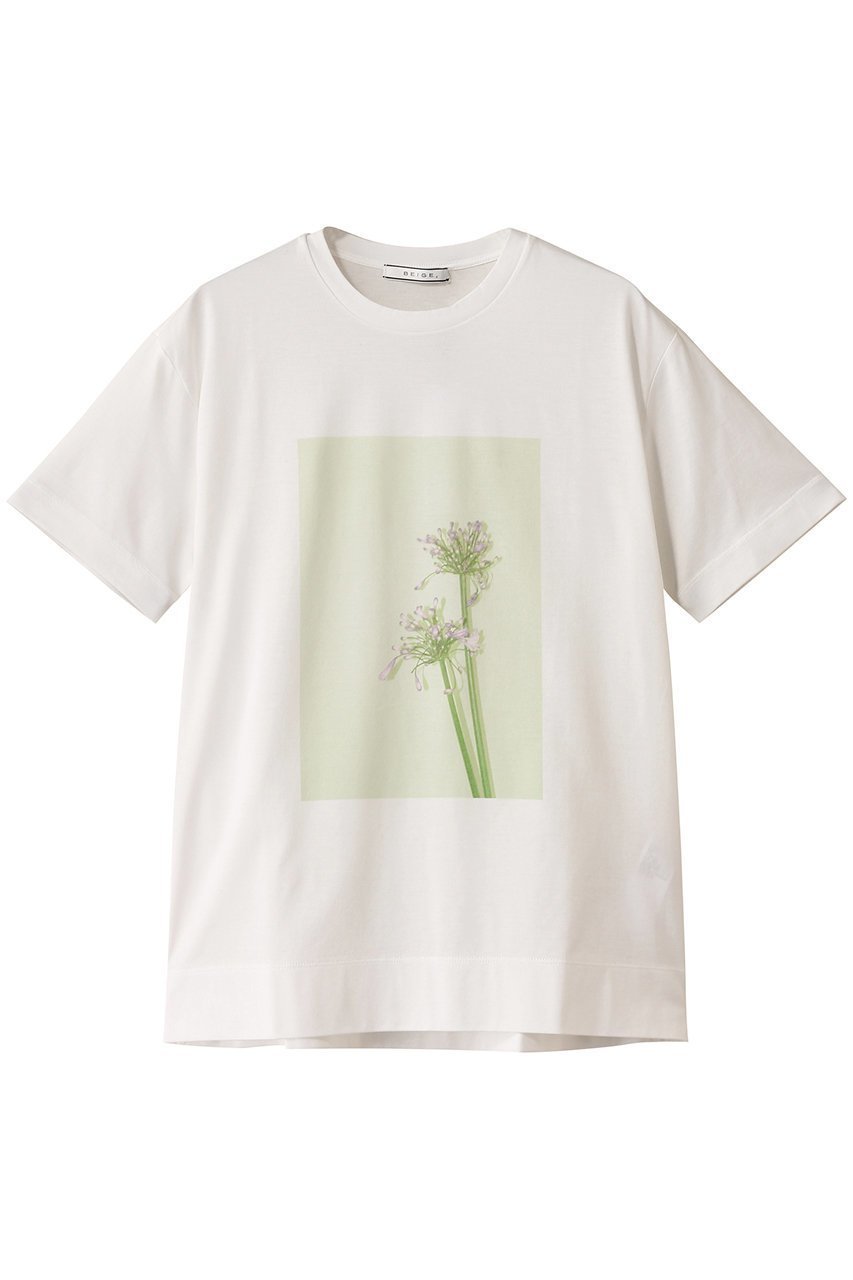 【ベイジ,/BEIGE,】のPENTAS(ペンタス)/オリジナルフォトプリントTシャツ インテリア・キッズ・メンズ・レディースファッション・服の通販 founy(ファニー) 　ファッション　Fashion　レディースファッション　Fashion for Women　トップス・カットソー　Cut & Sew Tops　シャツ・ブラウス・オフィスカジュアル　Elegant Blouses & Button-Ups　ロングTシャツ・Tシャツ　Longline T-Shirts & Tees　カットソー・ベーシックTシャツ　Cut-and-Sewn Tops / Stretch Tees & Basics　カットソー　Cut and Sewn Top　ショート　Short, Short Length　スリーブ　Sleeve, Long Sleeve / Short Sleeve　フェミニン　Feminine, Girly　プリント　Print, Printed Pattern　夏　Summer　Agapanthus|ID: prp329100004482994 ipo3291000000032854796