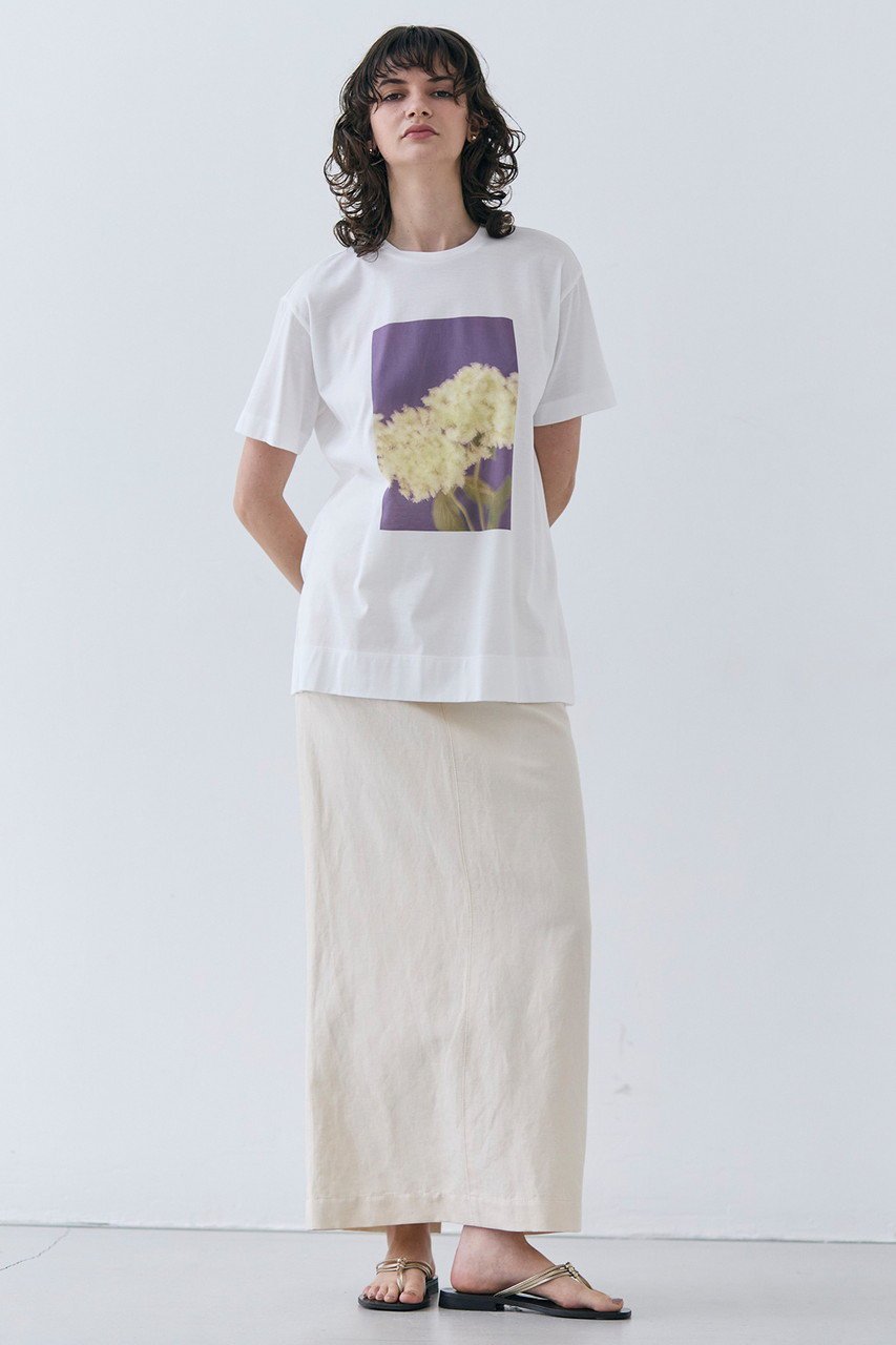 【ベイジ,/BEIGE,】のPENTAS(ペンタス)/オリジナルフォトプリントTシャツ 人気、トレンドファッション・服の通販 founy(ファニー) 　ファッション　Fashion　レディースファッション　Fashion for Women　トップス・カットソー　Cut & Sew Tops　シャツ・ブラウス・オフィスカジュアル　Elegant Blouses & Button-Ups　ロングTシャツ・Tシャツ　Longline T-Shirts & Tees　カットソー・ベーシックTシャツ　Cut-and-Sewn Tops / Stretch Tees & Basics　カットソー　Cut and Sewn Top　ショート　Short, Short Length　スリーブ　Sleeve, Long Sleeve / Short Sleeve　フェミニン　Feminine, Girly　プリント　Print, Printed Pattern　夏　Summer　other-6|ID: prp329100004482994 ipo3291000000032854827