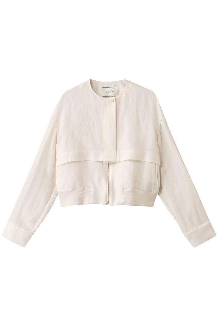 【ベイジ,/BEIGE,】のBERNARD(ベルナール)/リネンノーカラーラップブルゾン インテリア・キッズ・メンズ・レディースファッション・服の通販 founy(ファニー) https://founy.com/ ファッション Fashion レディースファッション Fashion for Women アウター Coat / Outerwear Collection レディースジャケット・軽アウター Jackets ブルゾンジャケット・スポーティアウター Blouson Jackets シンプル Simple, Minimal ジャケット Jacket, Outerwear バランス Balance, Style Balance フロント Front, Front Design ブルゾン Blouson, Bomber Jacket ラップ Wrap, Wrap Design リネン Linen, Linen Fabric 夏 Summer 春 Spring S/S・春夏 SS, Spring/Summer, Warm Season |ID: prp329100004482995 ipo3291000000032952890