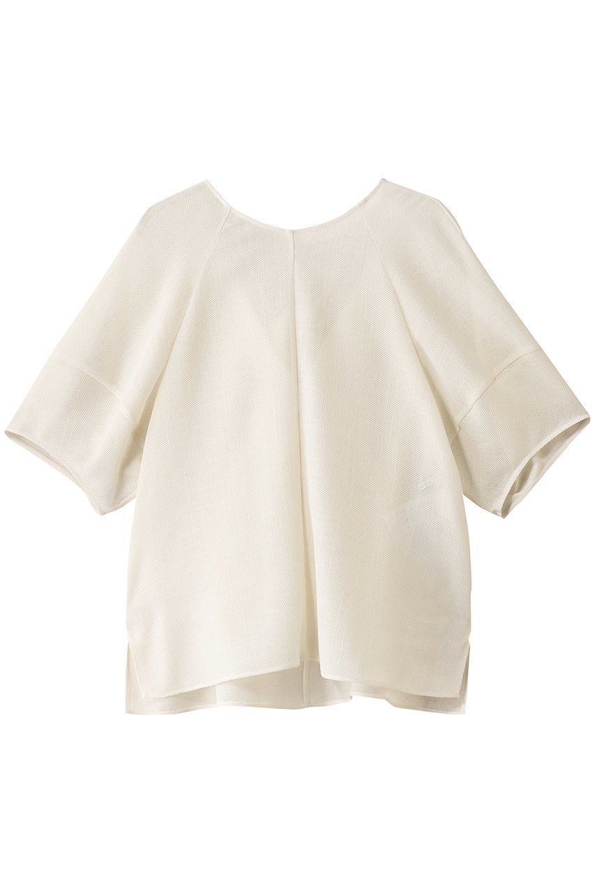 【ベイジ,/BEIGE,】のLIATRIS(リアトリス)/バックリボンハーフスリーブブラウス 人気、トレンドファッション・服の通販 founy(ファニー) 　ファッション　Fashion　レディースファッション　Fashion for Women　トップス・カットソー　Cut & Sew Tops　シャツ・ブラウス・オフィスカジュアル　Elegant Blouses & Button-Ups　シアー　Sheer, See-Through　ショート　Short, Short Length　スリーブ　Sleeve, Long Sleeve / Short Sleeve　フェミニン　Feminine, Girly　リボン　Ribbon, Bow　 other-1|ID: prp329100004482996 ipo3291000000035674290