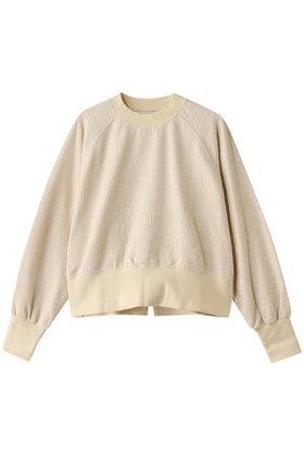 【スリー ドッツ/three dots】 ツイーディーテリートップス人気、トレンドファッション・服の通販 founy(ファニー) ファッション Fashion レディースファッション Fashion for Women トップス・カットソー Cut & Sew Tops ニット Knit Tops & Sweaters カジュアルプルオーバー・ニットトップス Pullovers & Knit Tops / Casual Pullovers ツイード Twill, Twill Weave デニム Denim, Jeans Material フォルム Silhouette, Form 再入荷 Restock / Back in Stock |ID:prp329100004482997