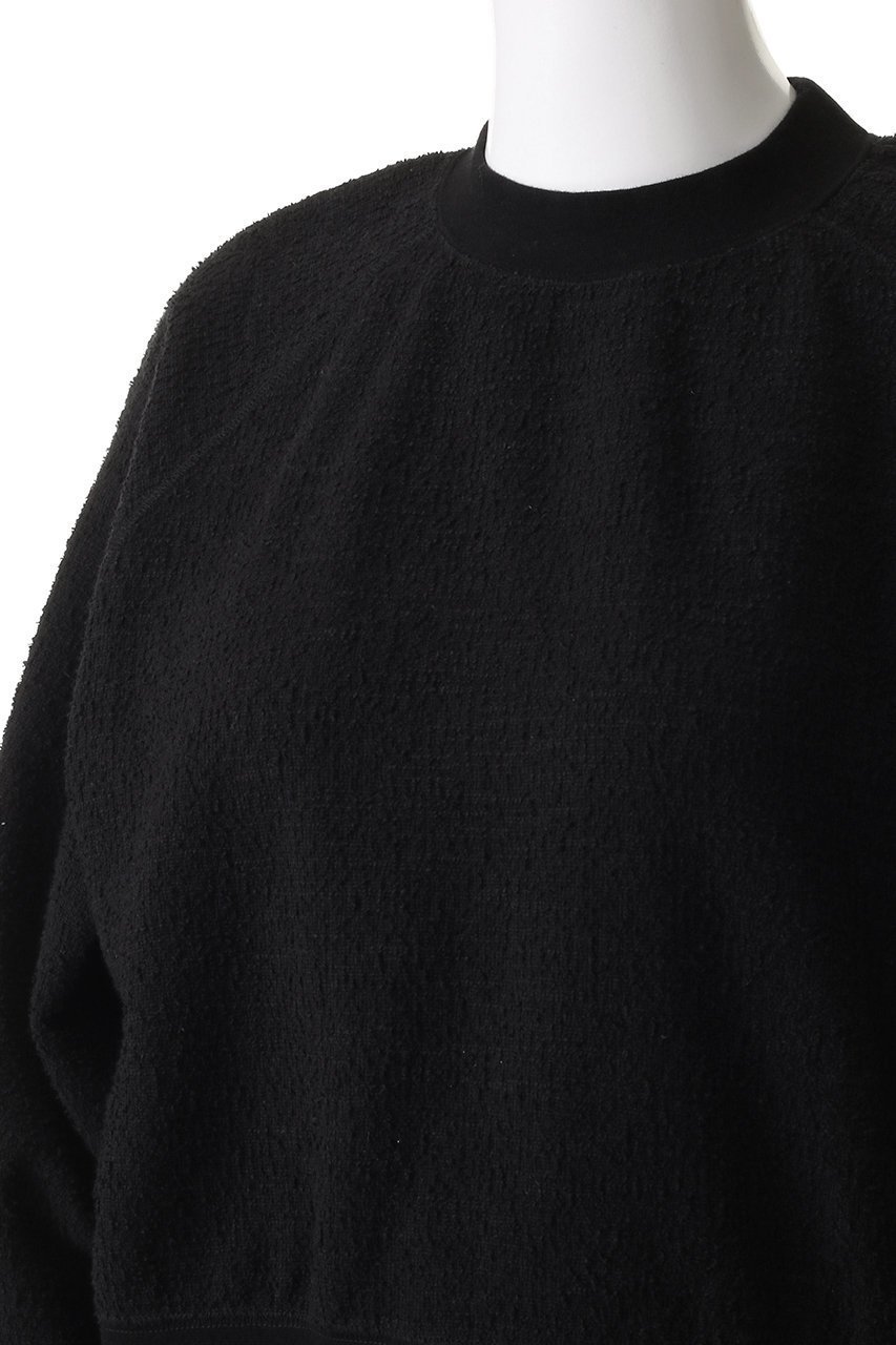 【スリー ドッツ/three dots】のツイーディーテリートップス 人気、トレンドファッション・服の通販 founy(ファニー) 　ファッション　Fashion　レディースファッション　Fashion for Women　トップス・カットソー　Cut & Sew Tops　ニット　Knit Tops & Sweaters　カジュアルプルオーバー・ニットトップス　Pullovers & Knit Tops / Casual Pullovers　ツイード　Twill, Twill Weave　デニム　Denim, Jeans Material　フォルム　Silhouette, Form　other-5|ID: prp329100004482997 ipo3291000000032703276