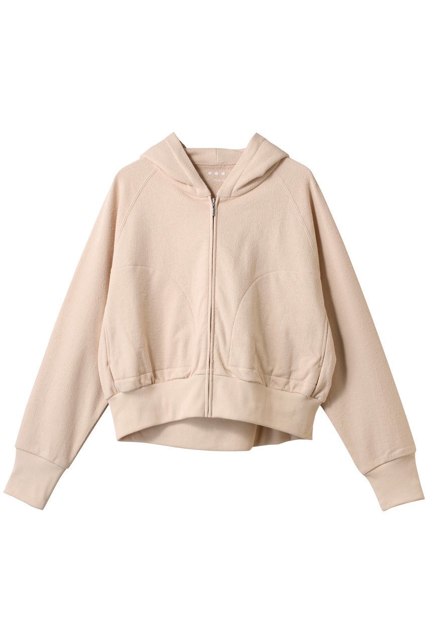 【スリー ドッツ/three dots】のソイルネップジップアップフーディ インテリア・キッズ・メンズ・レディースファッション・服の通販 founy(ファニー) 　ファッション　Fashion　レディースファッション　WOMEN　トップス・カットソー　Tops/Tshirt　シャツ/ブラウス　Shirts/Blouses　パーカ　Sweats　ロング / Tシャツ　T-Shirts　スウェット　Sweat　カットソー　Cut and Sewn　ジップ　Zip　バランス　Balance　エレガント 上品　Elegant　ライトピンク|ID: prp329100004482998 ipo3291000000031861859