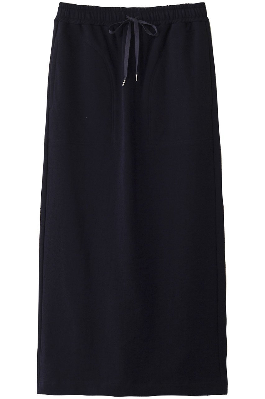 【スリー ドッツ/three dots】のソイルネップスカート インテリア・キッズ・メンズ・レディースファッション・服の通販 founy(ファニー) 　ファッション　Fashion　レディースファッション　Fashion for Women　スカート　Skirts　ロングスカート　Long Skirts / Maxi & Midi Skirts　シンプル　Simple, Minimal　ドローストリング　Drawstring, Pull Cord　フロント　Front, Front Design　ポケット　Pocket, Pocket Detail　リラックス　Relax, Relaxed Fit　ロング　Long, Long-Length　ミッドナイトブルー|ID: prp329100004482999 ipo3291000000035056688