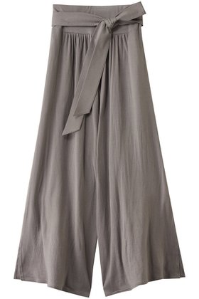 【スリー ドッツ/three dots】のスマイルダブルコットン リラクシーパンツ 人気、トレンドファッション・服の通販 founy(ファニー) ファッション Fashion レディースファッション Fashion for Women パンツ Pants & Trousers ダブル Double, Double-Breasted リゾート Resort, Vacation Style リボン Ribbon, Bow リラックス Relax, Relaxed Fit ワイドリブ Wide Rib, Wide Ribbed Knit エレガント 上品 Elegant |ID:prp329100004483000