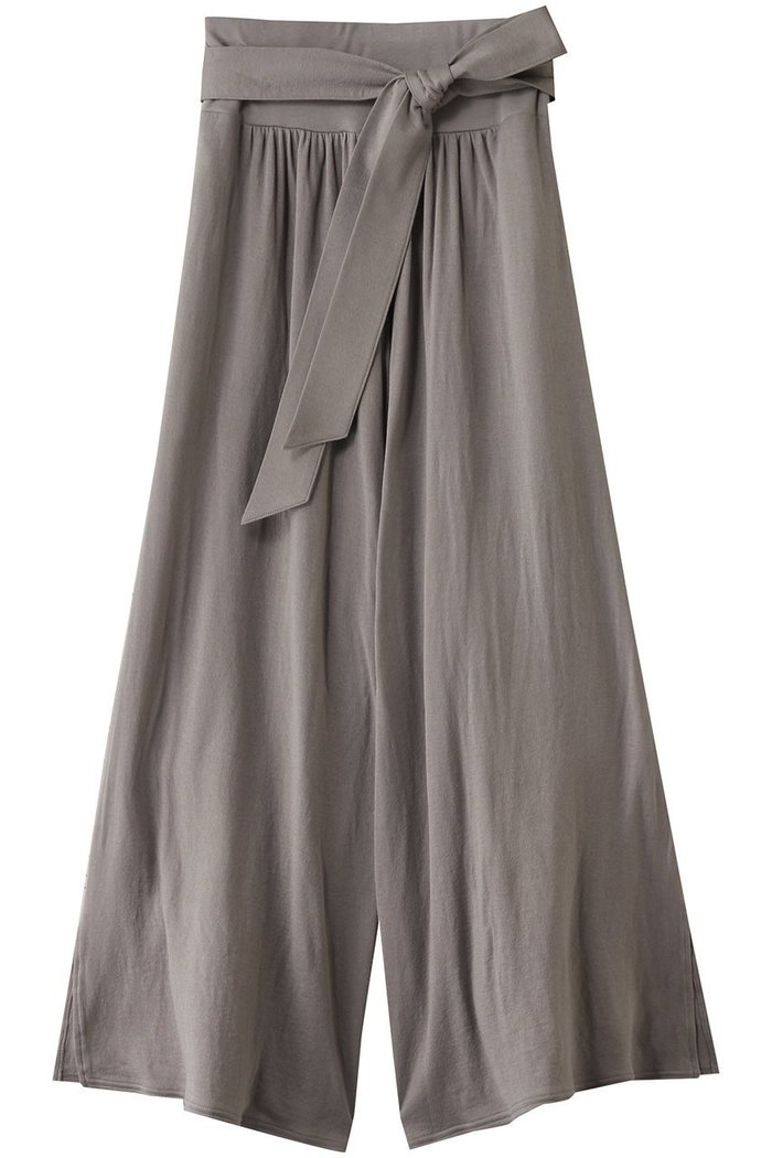 【スリー ドッツ/three dots】のスマイルダブルコットン リラクシーパンツ インテリア・キッズ・メンズ・レディースファッション・服の通販 founy(ファニー) https://founy.com/ ファッション Fashion レディースファッション Fashion for Women パンツ Pants & Trousers ダブル Double, Double-Breasted リゾート Resort, Vacation Style リボン Ribbon, Bow リラックス Relax, Relaxed Fit ワイドリブ Wide Rib, Wide Ribbed Knit エレガント 上品 Elegant |ID: prp329100004483000 ipo3291000000035767521