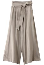 【スリー ドッツ/three dots】のスマイルダブルコットン リラクシーパンツ ベージュ|ID: prp329100004483000 ipo3291000000035767530