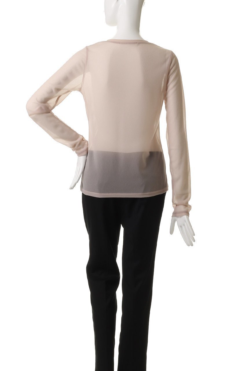【ミディウミソリッド/MIDIUMISOLID】のsheer PO.S プルオーバー 人気、トレンドファッション・服の通販 founy(ファニー) 　ファッション　Fashion　レディースファッション　Fashion for Women　トップス・カットソー　Cut & Sew Tops　ニット　Knit Tops & Sweaters　カジュアルプルオーバー・ニットトップス　Pullovers & Knit Tops / Casual Pullovers　インナー　Innerwear　シアー　Sheer, See-Through　シンプル　Simple, Minimal　夏　Summer　春　Spring　S/S・春夏　SS, Spring/Summer, Warm Season　長袖　Long Sleeve, Full Sleeve　other-4|ID: prp329100004483002 ipo3291000000032930161