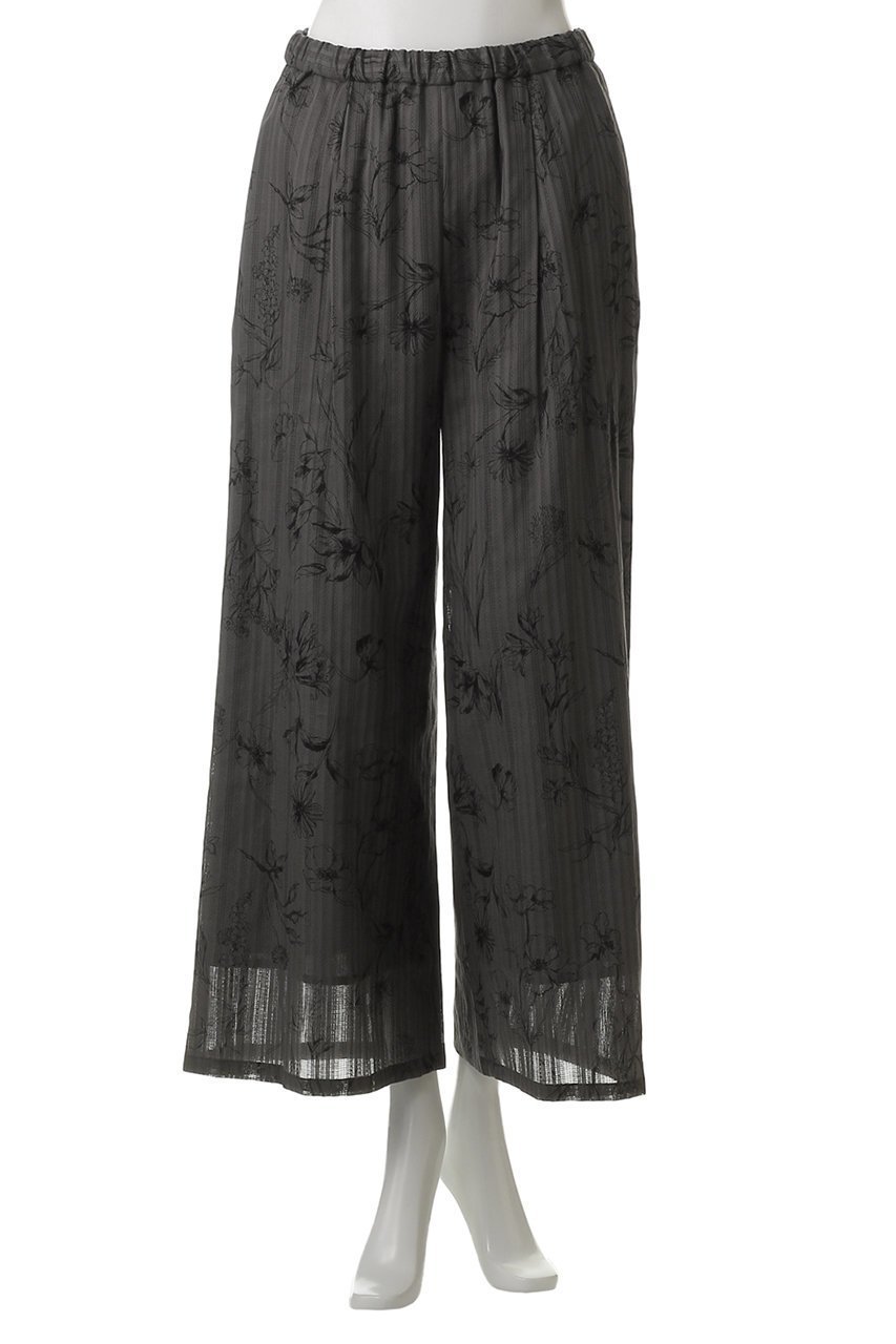 【ミディウミソリッド/MIDIUMISOLID】のprint wide easy PT.M パンツ 人気、トレンドファッション・服の通販 founy(ファニー) 　ファッション　Fashion　レディースファッション　Fashion for Women　パンツ　Pants & Trousers　ストライプ　Stripe, Striped Pattern　ボトム　Bottoms, Lower Wear　リラックス　Relax, Relaxed Fit　ワイド　Wide, Wide Fit　other-2|ID: prp329100004483003 ipo3291000000032902977