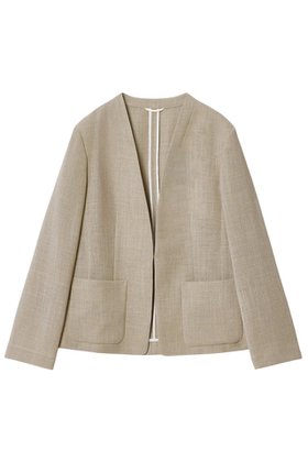 【アナイ/ANAYI】のカラミリネンライクノーカラー ジャケット 人気、トレンドファッション・服の通販 founy(ファニー) ファッション Fashion レディースファッション Fashion for Women アウター Coat / Outerwear Collection レディースジャケット・軽アウター Jackets ノーカラージャケット / シンプル上品コーデ Collarless Jackets ジャケット Jacket, Outerwear スマート Smart, Elegant リネン Linen, Linen Fabric ワイド Wide, Wide Fit 夏 Summer |ID:prp329100004483005