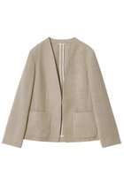 【アナイ/ANAYI】のカラミリネンライクノーカラー ジャケット 人気、トレンドファッション・服の通販 founy(ファニー) ファッション Fashion レディースファッション Fashion for Women アウター Coat / Outerwear Collection レディースジャケット・軽アウター Jackets ノーカラージャケット / シンプル上品コーデ Collarless Jackets ジャケット Jacket, Outerwear スマート Smart, Elegant リネン Linen, Linen Fabric ワイド Wide, Wide Fit 夏 Summer thumbnail ベージュ|ID: prp329100004483005 ipo3291000000032951634