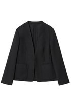 【アナイ/ANAYI】のカラミリネンライクノーカラー ジャケット 人気、トレンドファッション・服の通販 founy(ファニー) ファッション Fashion レディースファッション Fashion for Women アウター Coat / Outerwear Collection レディースジャケット・軽アウター Jackets ノーカラージャケット / シンプル上品コーデ Collarless Jackets ジャケット Jacket, Outerwear スマート Smart, Elegant リネン Linen, Linen Fabric ワイド Wide, Wide Fit 夏 Summer thumbnail ブラック|ID: prp329100004483005 ipo3291000000032951641