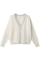 【ハウス オブ ロータス/HOUSE OF LOTUS】のシアーVネックカーディガン 人気、トレンドファッション・服の通販 founy(ファニー) ファッション Fashion レディースファッション Fashion for Women トップス・カットソー Cut & Sew Tops ニット Knit Tops & Sweaters カーディガン・羽織り Layered Style Cardigans Vネックトップス V-Neck Tops / V-Cut Neckline Shirts カーディガン Cardigan, Knitwear シアー Sheer, See-Through シンプル Simple, Minimal スタンダード Standard, Basic ドレス Dress, One-Piece ミドル Middle Length, Mid Height エレガント 上品 Elegant 夏 Summer thumbnail オフホワイト|ID: prp329100004483007 ipo3291000000032808772