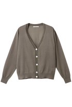 【ハウス オブ ロータス/HOUSE OF LOTUS】のシアーVネックカーディガン 人気、トレンドファッション・服の通販 founy(ファニー) ファッション Fashion レディースファッション Fashion for Women トップス・カットソー Cut & Sew Tops ニット Knit Tops & Sweaters カーディガン・羽織り Layered Style Cardigans Vネックトップス V-Neck Tops / V-Cut Neckline Shirts カーディガン Cardigan, Knitwear シアー Sheer, See-Through シンプル Simple, Minimal スタンダード Standard, Basic ドレス Dress, One-Piece ミドル Middle Length, Mid Height エレガント 上品 Elegant 夏 Summer thumbnail グレージュ|ID: prp329100004483007 ipo3291000000032808773