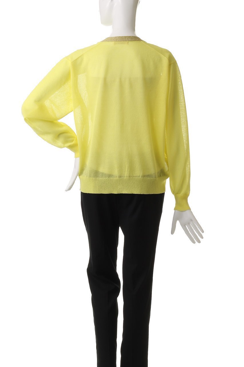 【ハウス オブ ロータス/HOUSE OF LOTUS】のシアーVネックカーディガン 人気、トレンドファッション・服の通販 founy(ファニー) 　ファッション　Fashion　レディースファッション　Fashion for Women　トップス・カットソー　Cut & Sew Tops　ニット　Knit Tops & Sweaters　カーディガン・羽織り　Layered Style Cardigans　Vネックトップス　V-Neck Tops / V-Cut Neckline Shirts　カーディガン　Cardigan, Knitwear　シアー　Sheer, See-Through　シンプル　Simple, Minimal　スタンダード　Standard, Basic　ドレス　Dress, One-Piece　ミドル　Middle Length, Mid Height　エレガント 上品　Elegant　夏　Summer　other-4|ID: prp329100004483007 ipo3291000000032808777
