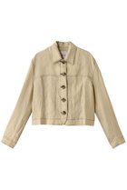 【クラネ/CLANE】のLINEN SHIRT JACKET/ジャケット YELLOW|ID:prp329100004483009