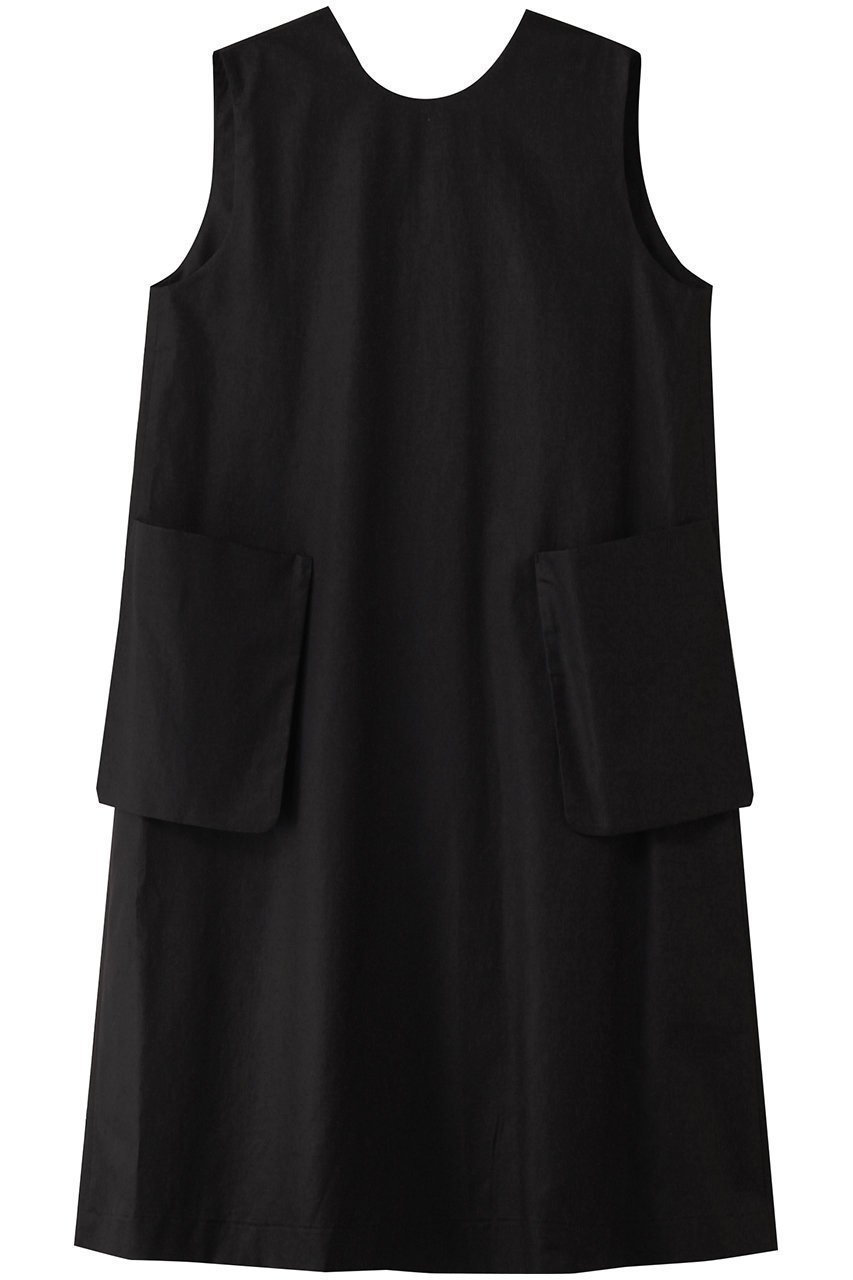 【ミズイロ インド/mizuiro ind】のA line side pockets OP ワンピース インテリア・キッズ・メンズ・レディースファッション・服の通販 founy(ファニー) 　ファッション　Fashion　レディースファッション　Fashion for Women　ワンピース　Dresses　チュニック　Tunic Tops & Dresses　スクエア　Square, Square Shape　チュニック　Tunic, Long Top　ノースリーブ　Sleeveless, No-Sleeve　ポケット　Pocket, Pocket Detail　ロング　Long, Long-Length　エレガント 上品　Elegant　black|ID: prp329100004483010 ipo3291000000032862537
